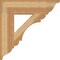 Ekena Millwork Olympic Traditional Rough Sawn Bracket, Western Red Cedar, 6"W x 26"D x 26"H BKT06X26X26OLY01RWR - alternate 4